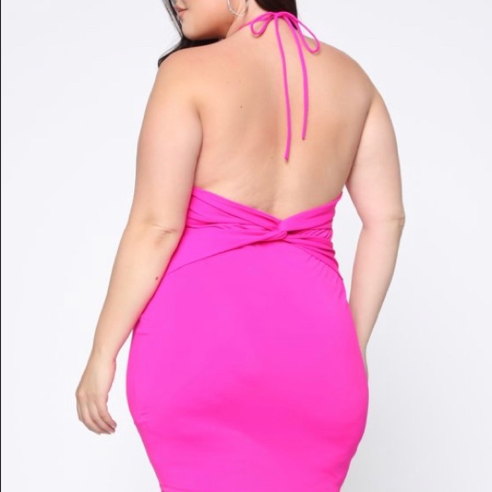Mini Dress - Fuchsia